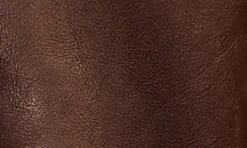 Lucky Brand Leather Touring Jacket In Brown
