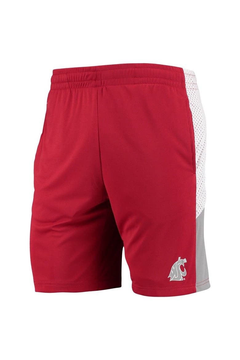 Men's Colosseum Crimson Washington State Cougars Very Thorough Shorts, Alternate, color, Crimson
