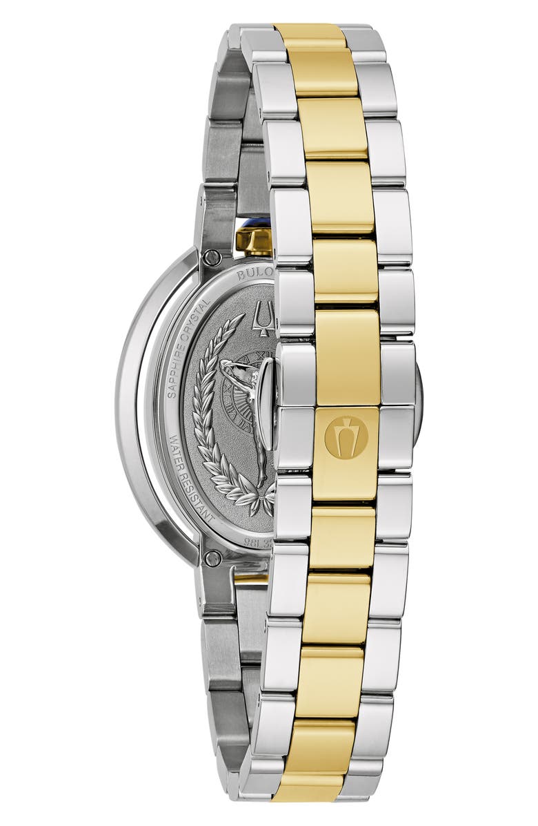 BULOVA Classic Rubaiyat Bracelet Watch, 28.8mm, Alternate, color, Two-Tone