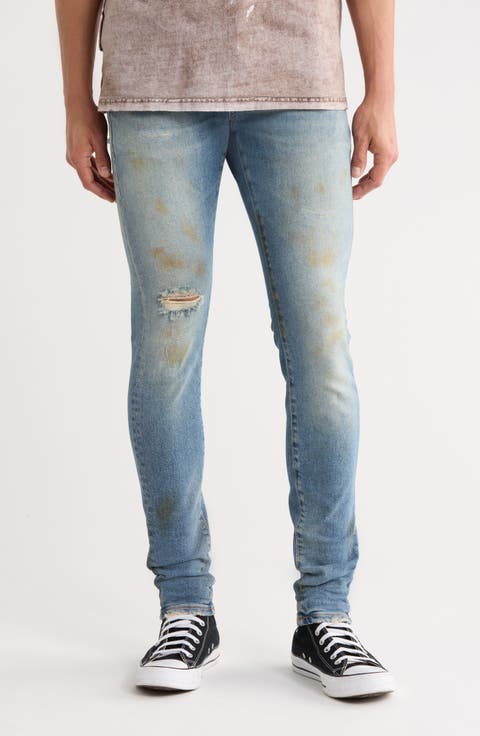 Painter Skinny Jeans (Faded Light Indigo)