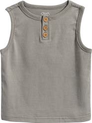 OTTER AVENUE Kids' Henley Cotton Muscle Tank