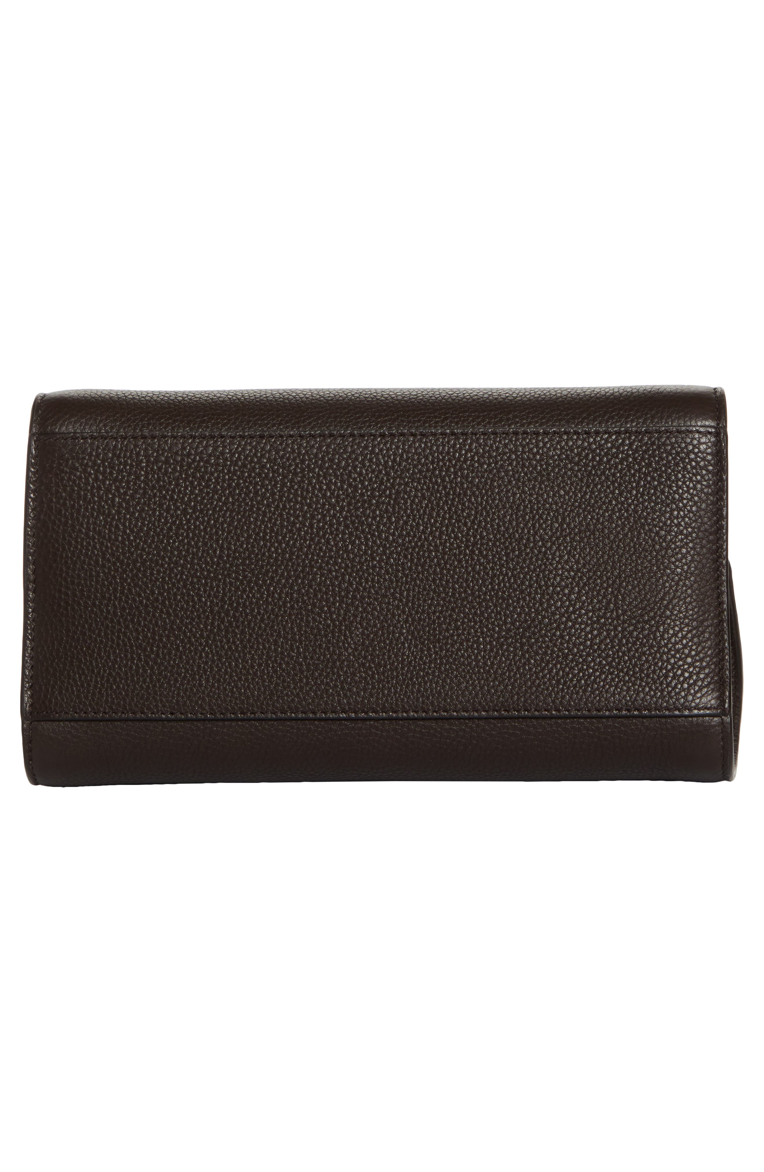 FERRAGAMO Mini Hug Soft Leather Top Handle Bag, Alternate, color, Testa Di Moro