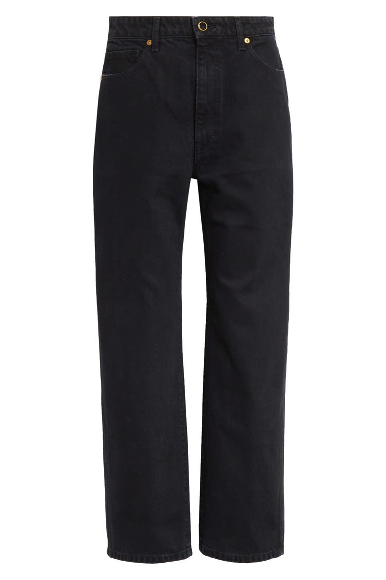 Abigail High Waist Crop Straight Leg Jeans, Main, color, PRESCOTT