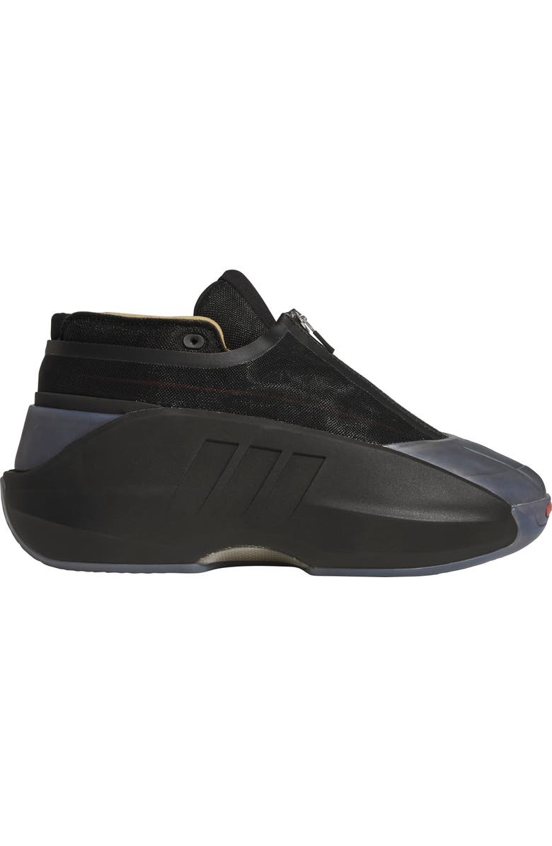 adidas Gender Inclusive IIInfinity Zip-Up Sneaker, Alternate, color, Black/ Preloved Ruby/ Charcoal