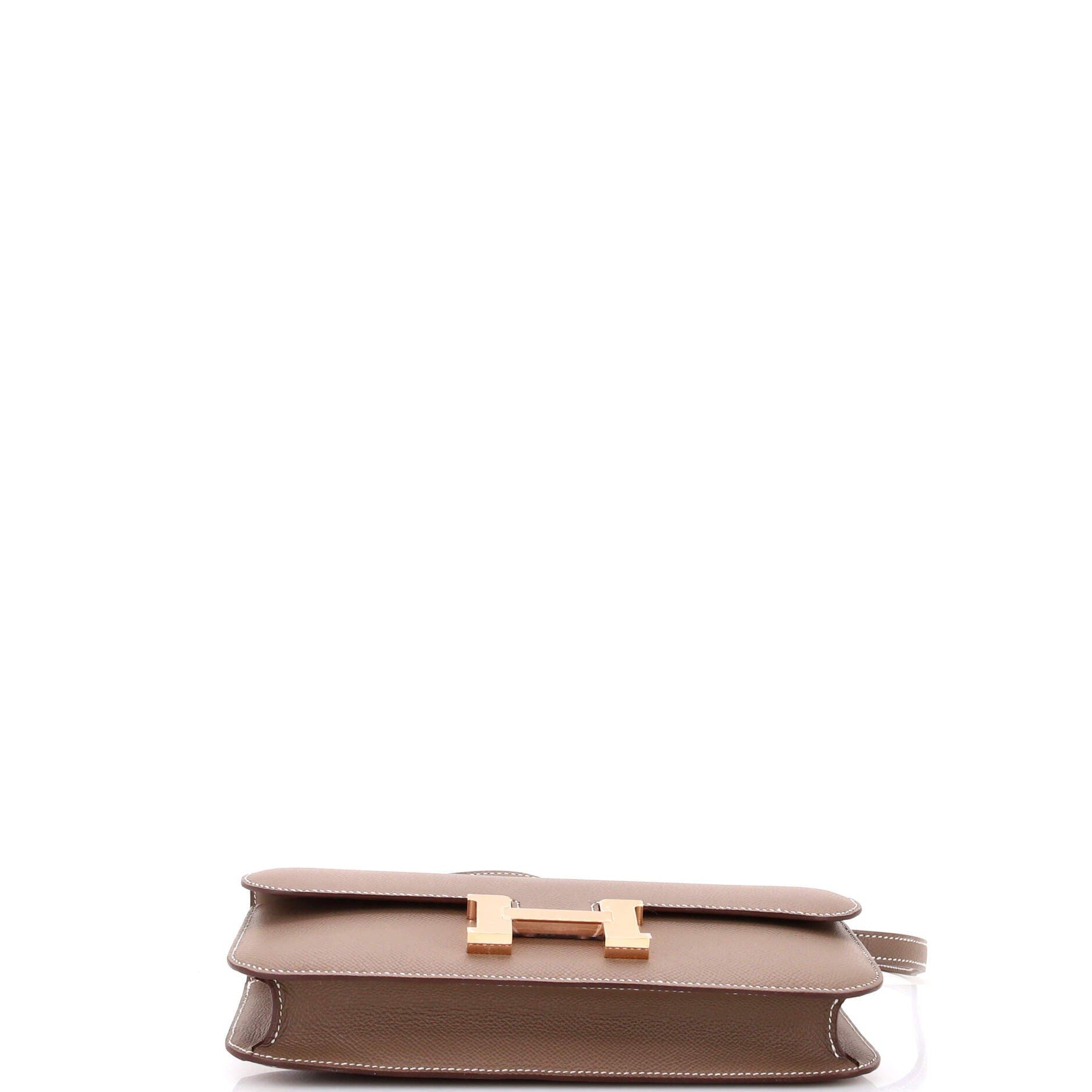 Pre-Owned Hermes Constance Elan NM Bag Epsom 25, Alternate, color, Etoupe