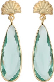 Panacea Crystal Teardrop Earrings