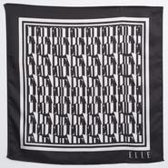 ELLE Collection Printed Satin Scarf