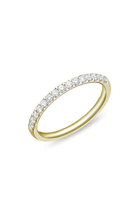 Odessa Half Round Diamond Band Ring
