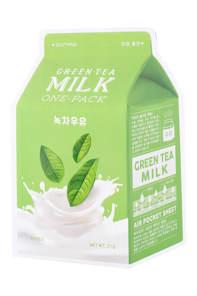 A'PIEU Set of 7 Milk Sheet Masks, Alternate, color, NONE