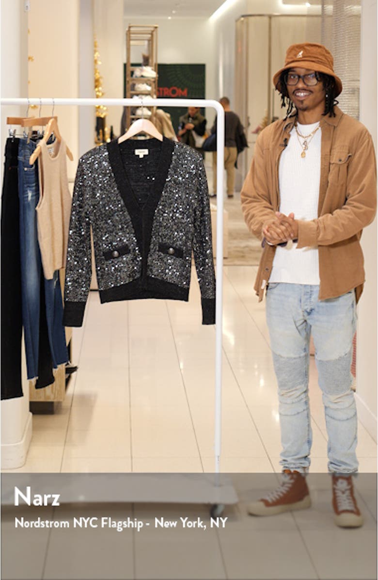 Jinny Sequin Cardigan, sales video thumbnail