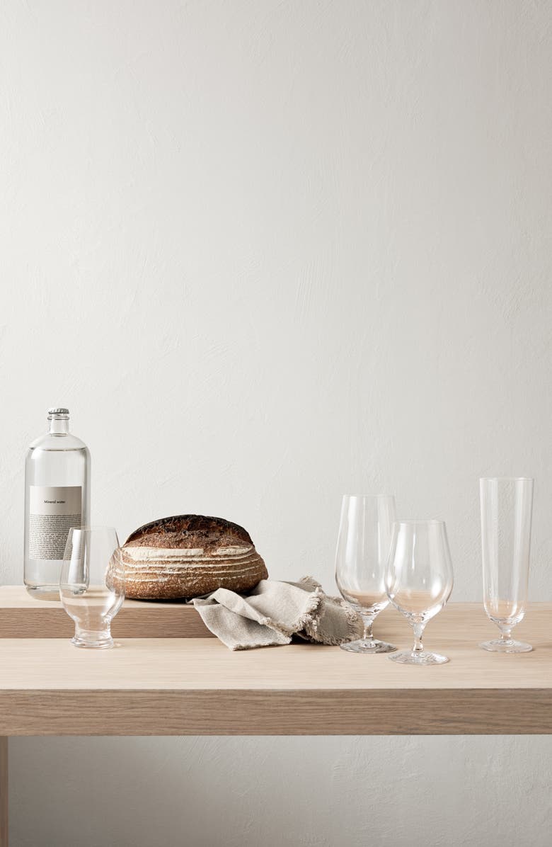 Orrefors Lager Glasses, Alternate, color, White