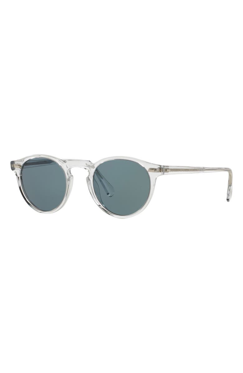 Oliver Peoples Gregory Peck Phantos 50mm Round Sunglasses, Alternate, color,