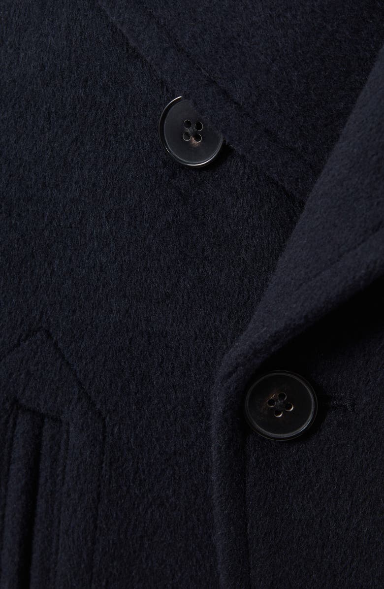 Reiss Kids' Bergamo Wool Blend Peacoat, Alternate, color, Navy