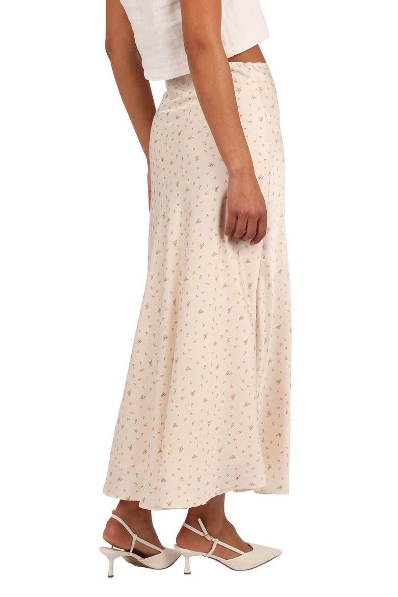Mei Satin Skirt, Alternate, color, TINY BLOOMS