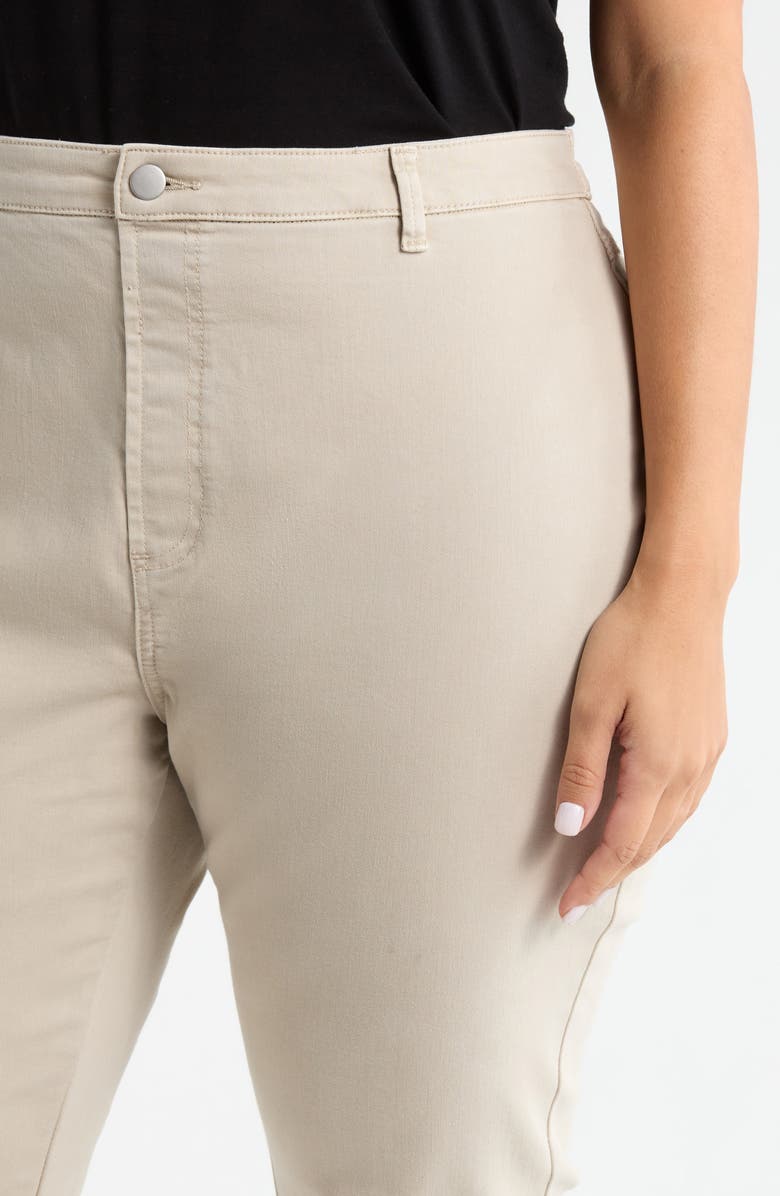 Lysse Estelle Pull-On Ankle Flare Jeans, Alternate, color, Asutex Crisp Khaki