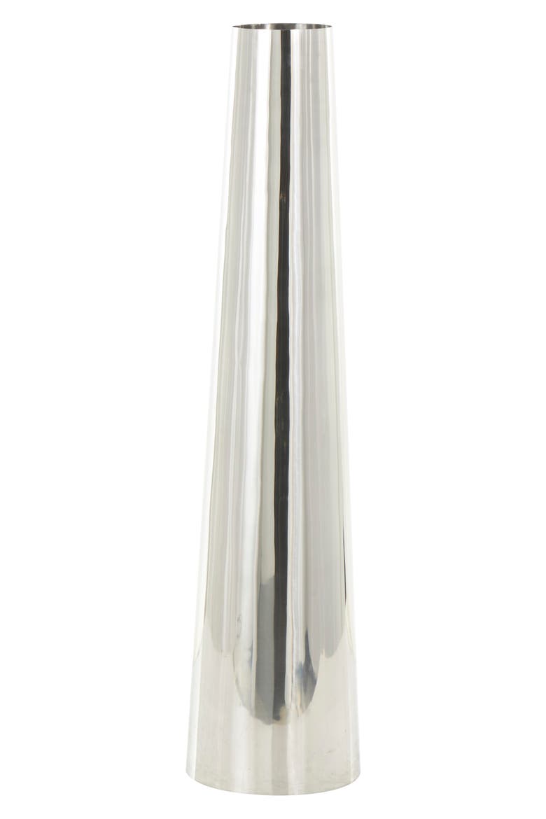 Stainless Steel Vase, Alternate, color, SILVER