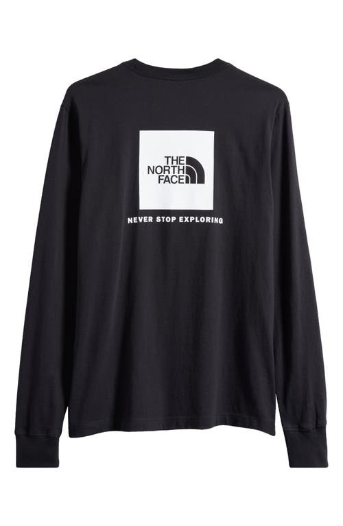 THE NORTH FACE THE NORTH FACE LONG SLEEVE NSE BOX LOGO GRAPHIC T-SHIRT