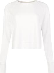 Sweaty Betty After Class Cotton Blend Crop Sweatshirt