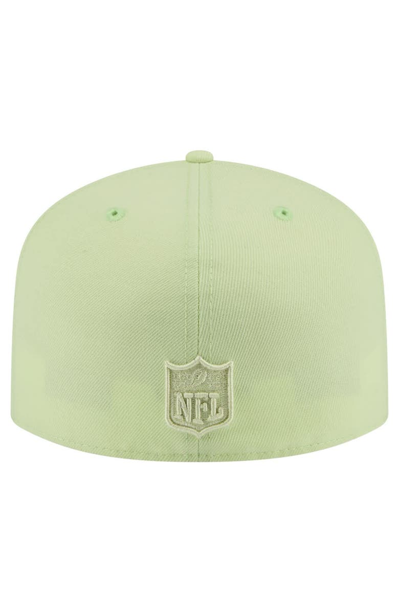 New Era Men's New Era Green Philadelphia Eagles Color Pack A-Frame 59FIFTY Fitted Hat, Alternate, color, Green