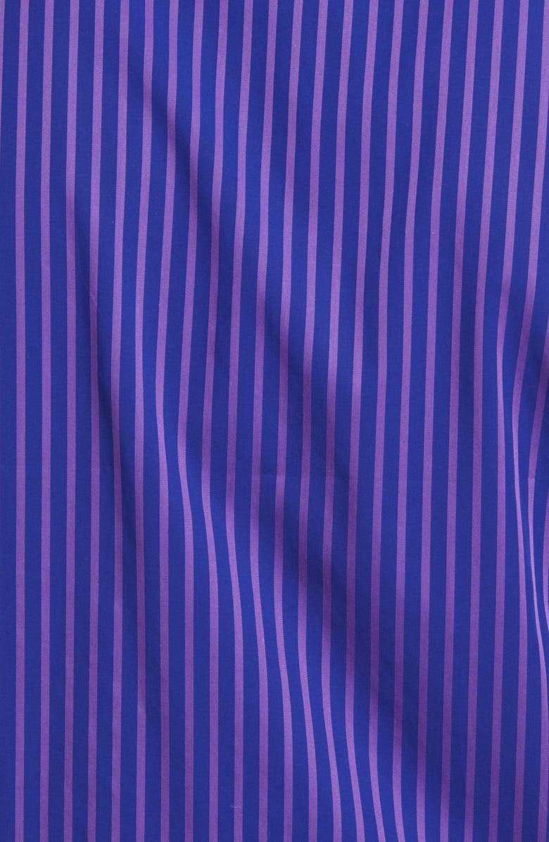 Duchamp Tailored Fit Stripe Dress Shirt, Alternate, color, 