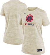 Nike Women's Nike Natural Los Angeles Angels Authentic Collection City Connect Velocity Performance T-Shirt