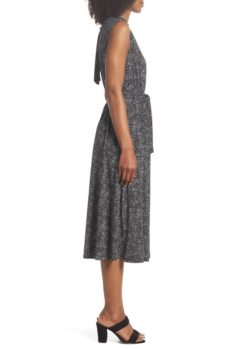 Mindy Print Midi Dress, Alternate, color, SCATTER