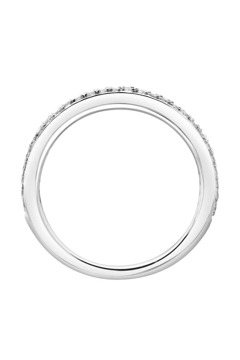 Luna 14K Gold Round Diamond Studded Eternity Band Ring - 0.25cts, Alternate, color, 14K White Gold