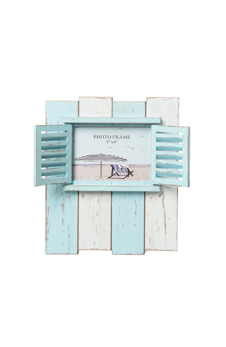 Beachcombers White With Light Blue Boards Frame, Main, color, Blue