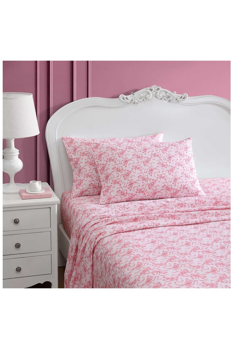 Ballet Bows Sheet Set, Alternate, color, PINK