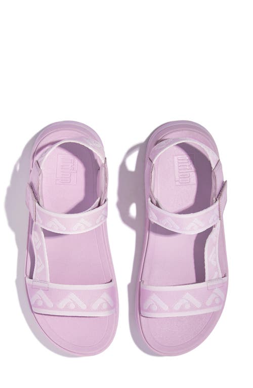 Fitflop Surff Webbing Platform Sandal In Wild Lilac