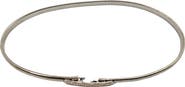 MADISON BEVERLY HILLS Vintage 1970s Silvertone Snake Stretch Belt with Etched Buckle