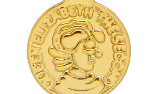 Estella Bartlett Miyuki Coin Pendant Necklace In Gold