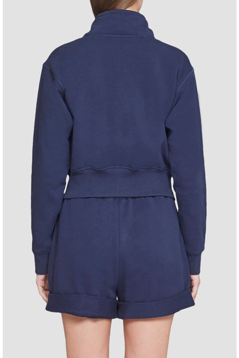 Don't Sweat It Terry Zip-Up Sweatshirt, Alternate, color, NAVY