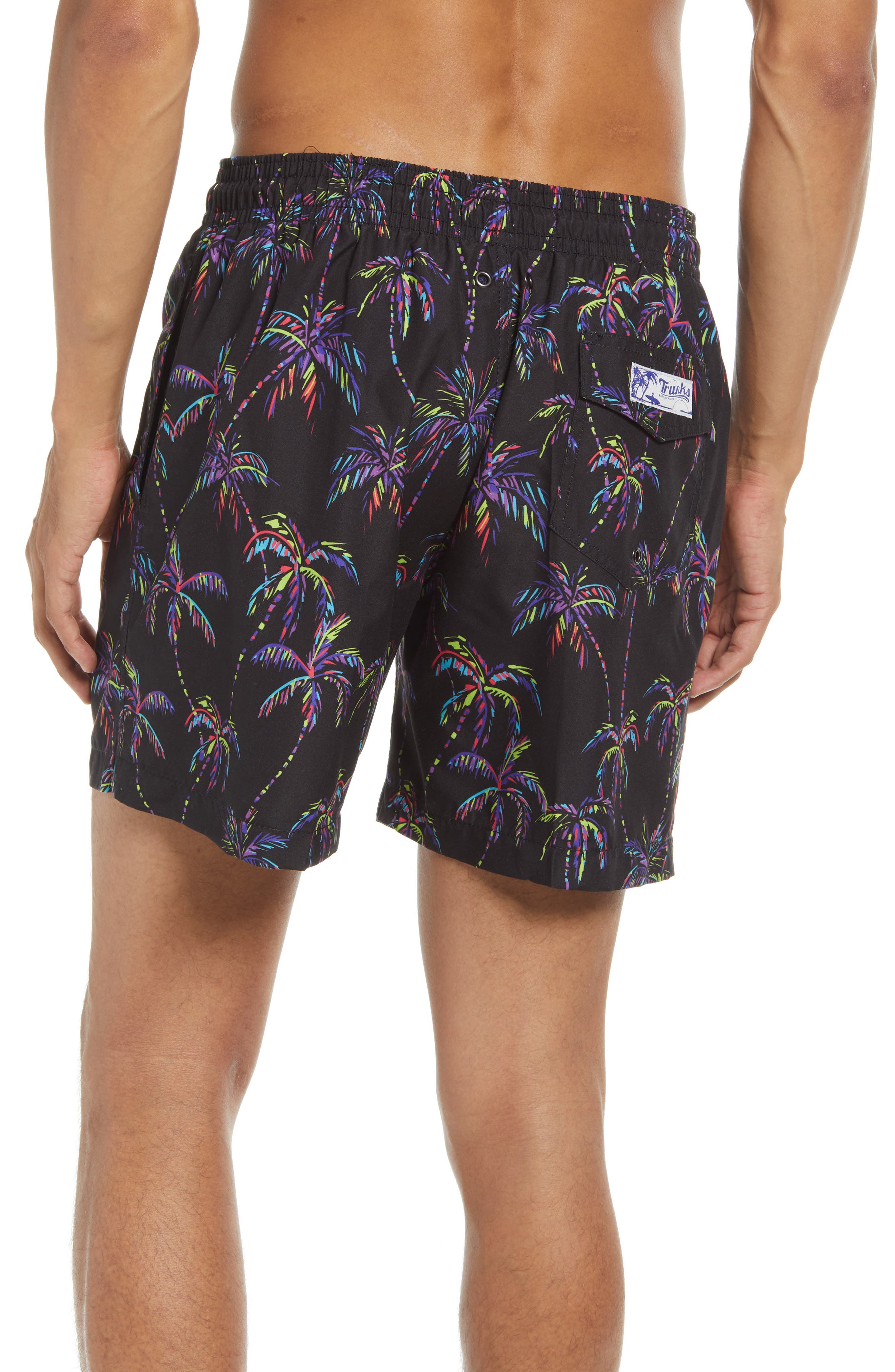 Trunks Surf & Swim Co. Sano Palm Tree Swim Trunks (Men) | Nordstrom