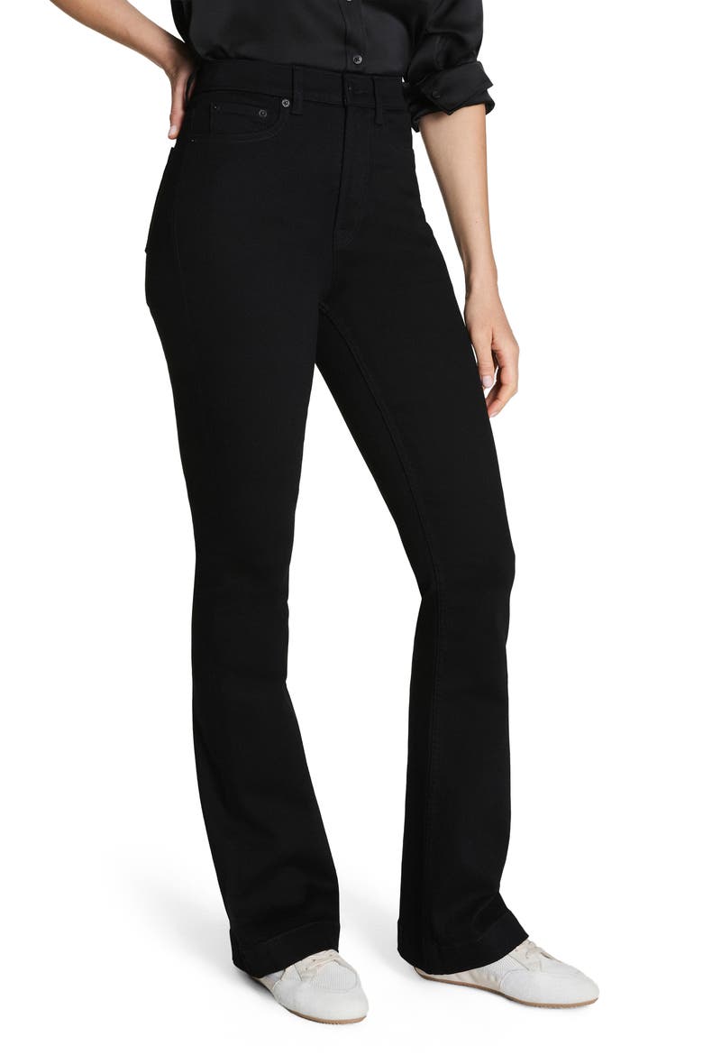 SPANXsculpt™ ReDefine High Waist Flare Jeans, Main, color, HADLOCK WASH