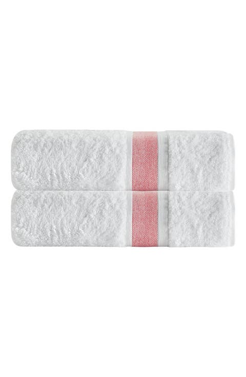 Unique 2-Piece Turkish Cotton Bath Towels