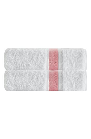 Depera Unique 2-piece Turkish Cotton Bath Towels In White