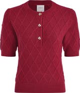 Varley Merryn Diamond Knit Sweater