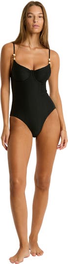 Caracus Balconette Underwire One-Piece Swimsuit