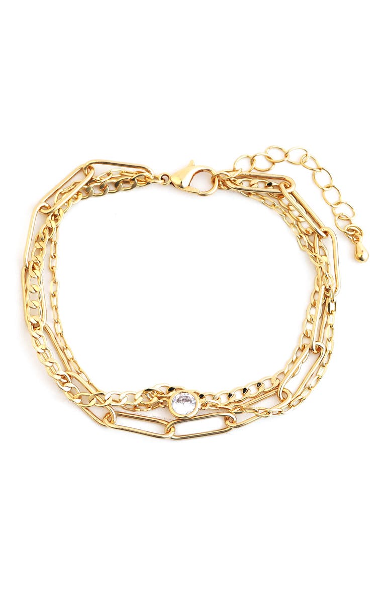 Multistrand Bracelet, Main, color, GOLD