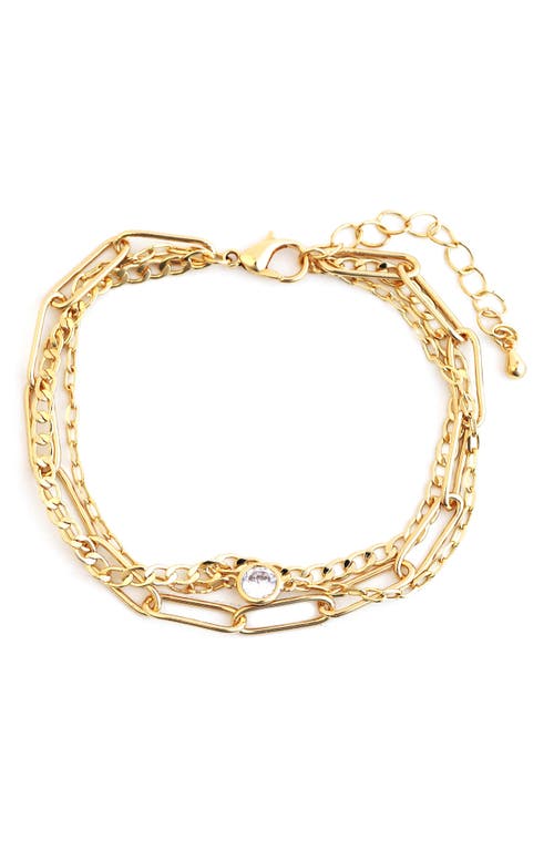 Panacea Multistrand Bracelet In Brown