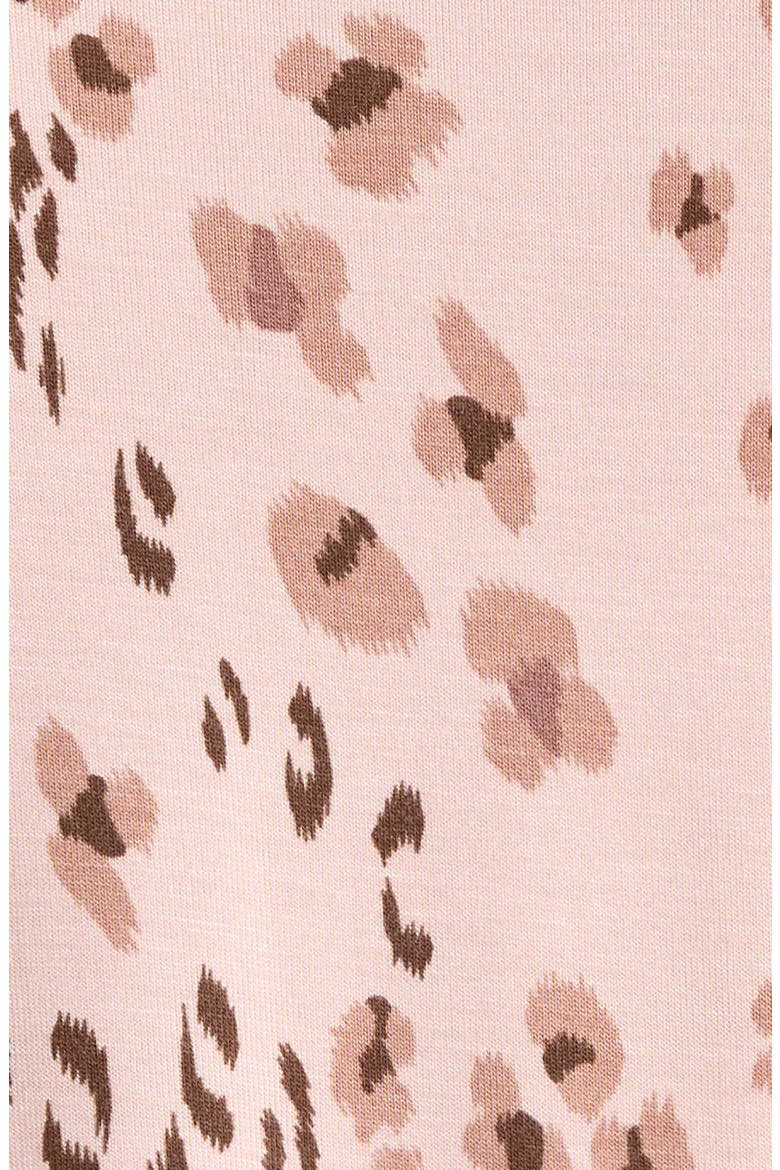 Good Times Short Pajamas, Alternate, color, BEIGE LEOPARD