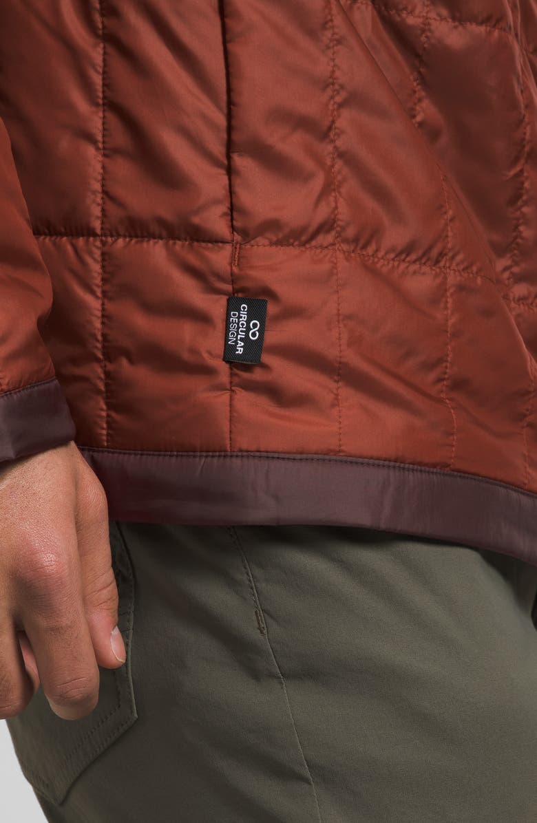 The North Face Circaloft Jacket, Alternate, color, Brandy Brown/ Coal Brown