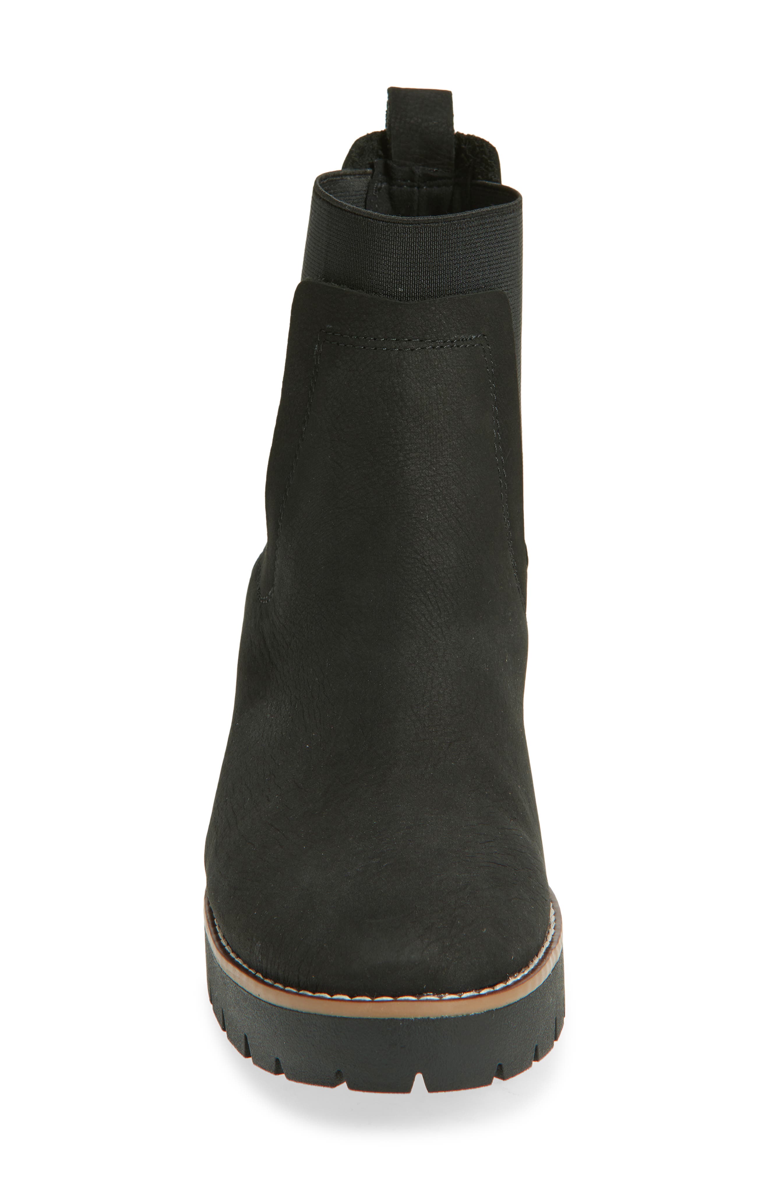 Dyme Waterproof Chelsea Boot, Alternate, color, BLACK NUBUCK