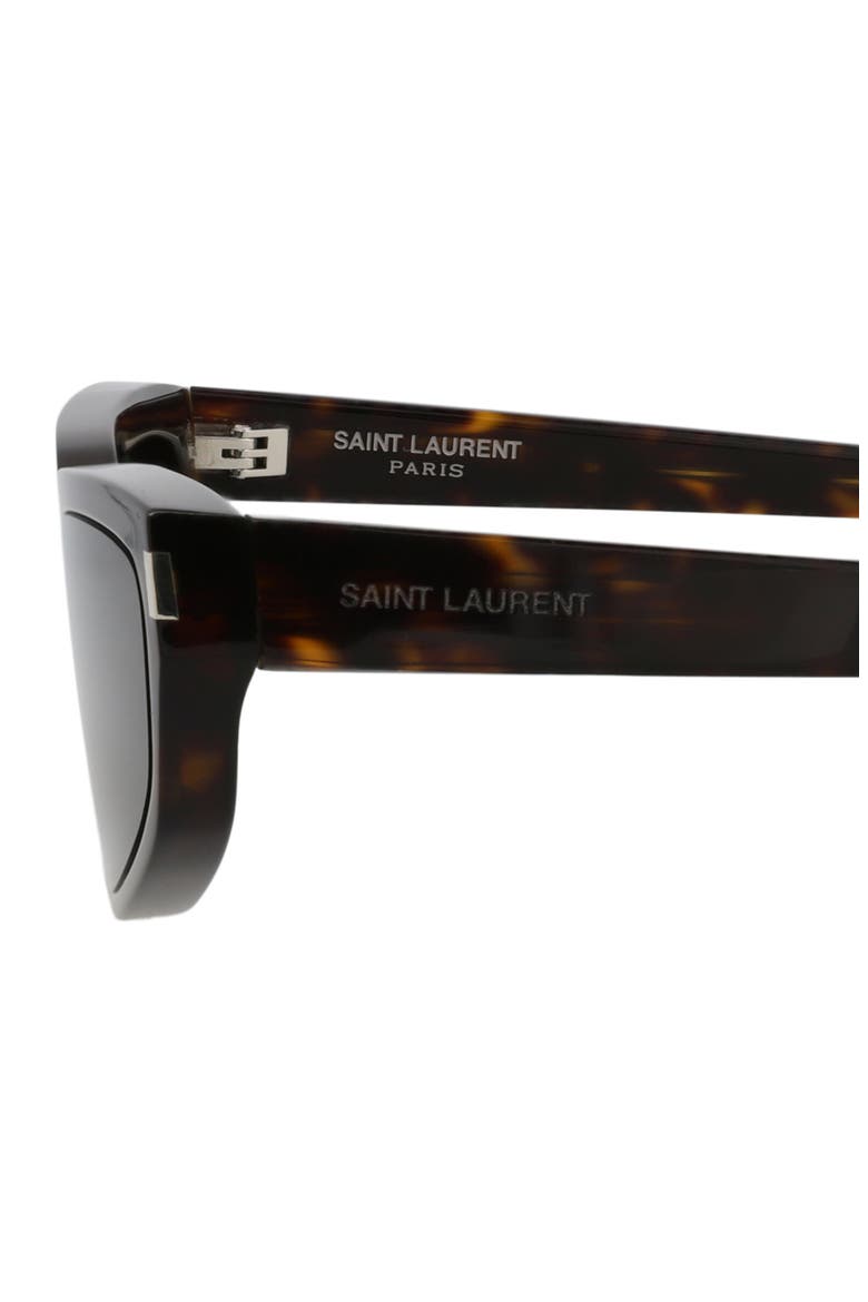 61mm Cat Eye Sunglasses, Alternate, color, HAVANA HAVANA GREY