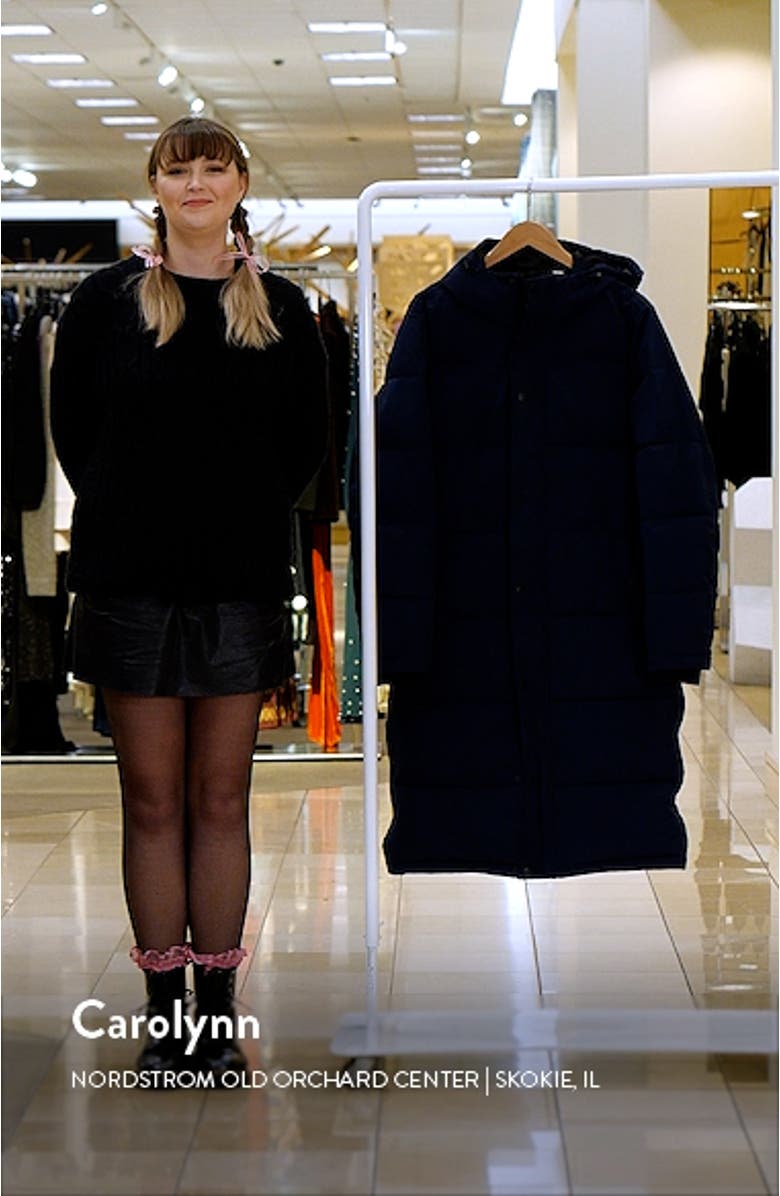 Long Hooded Puffer Parka, sales video thumbnail