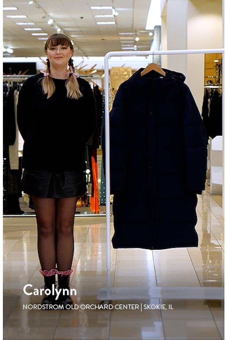 Long Hooded Puffer Parka video