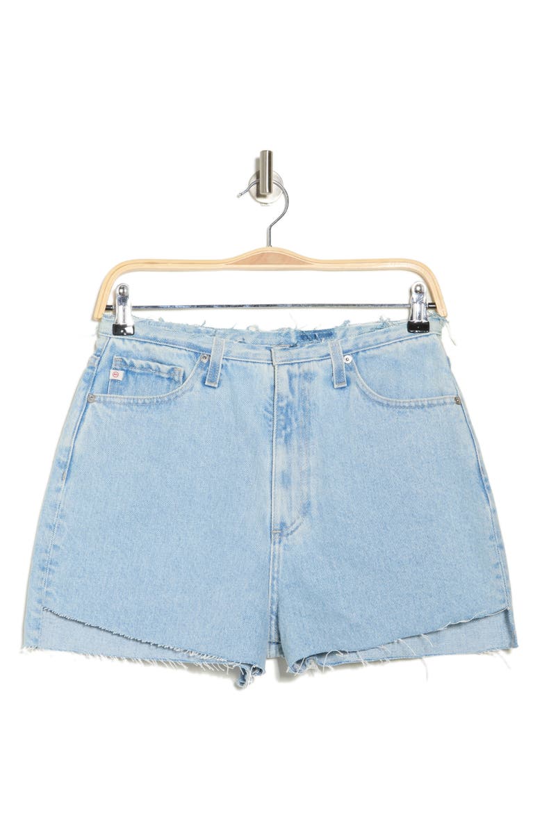 AG Renn Revival Raw Hem Denim Shorts, Alternate, color,