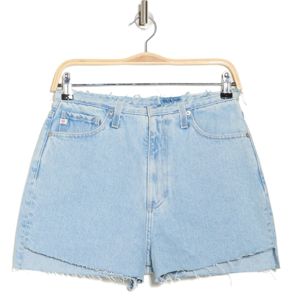 Shop Ag Renn Revival Raw Hem Denim Shorts In Superstar