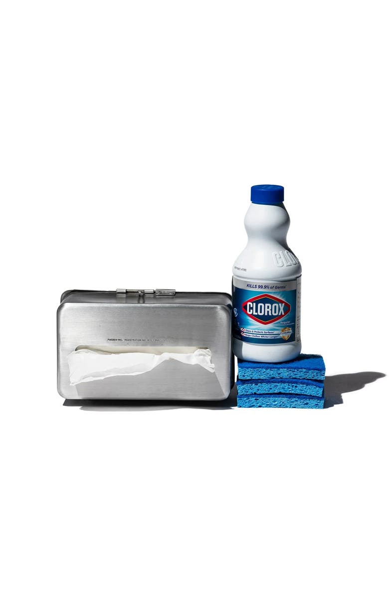 PUEBCO Wall-Mounted Paper Towel Case, Alternate, color, Natural